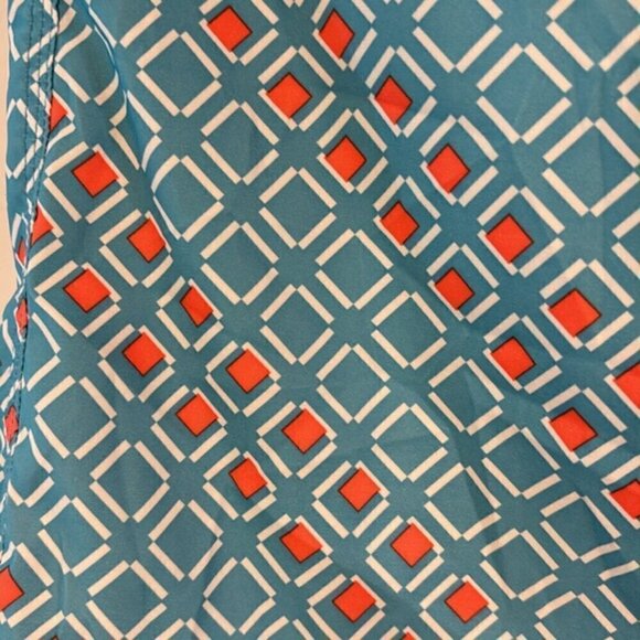Womens NVO by Lanctot Golf Skort Geometric blue/orange Pockets Stretch size 8 - Picture 7 of 7